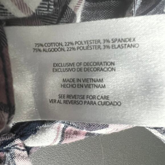 Orvis Women's Plaid Flannel Button Down Shirt Size XS - Picture 9 of 12